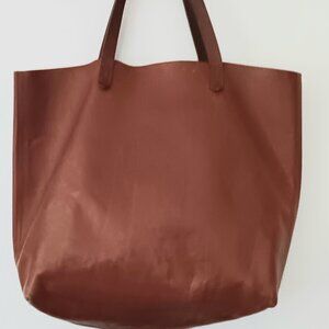 Madewell Tan Leather Tote Gently Used